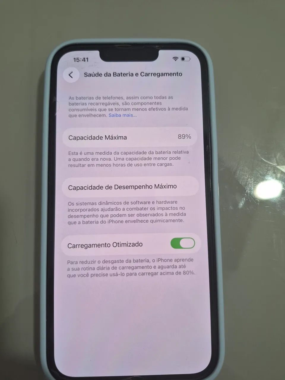 iPhone 14 Preto 128GB com bateria em 89% - Foto 3