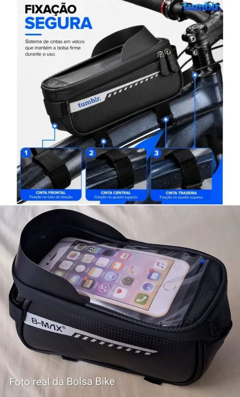 Bolsa p/ Bike Porta Celular & outros Objetos - Foto 4