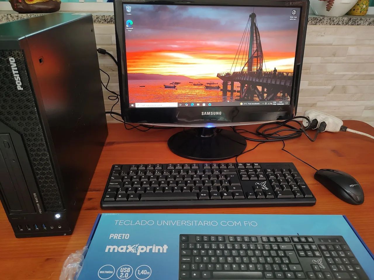 CPU i7 - 8gb - SSD 240gb - DESKTOP COMPLETO 