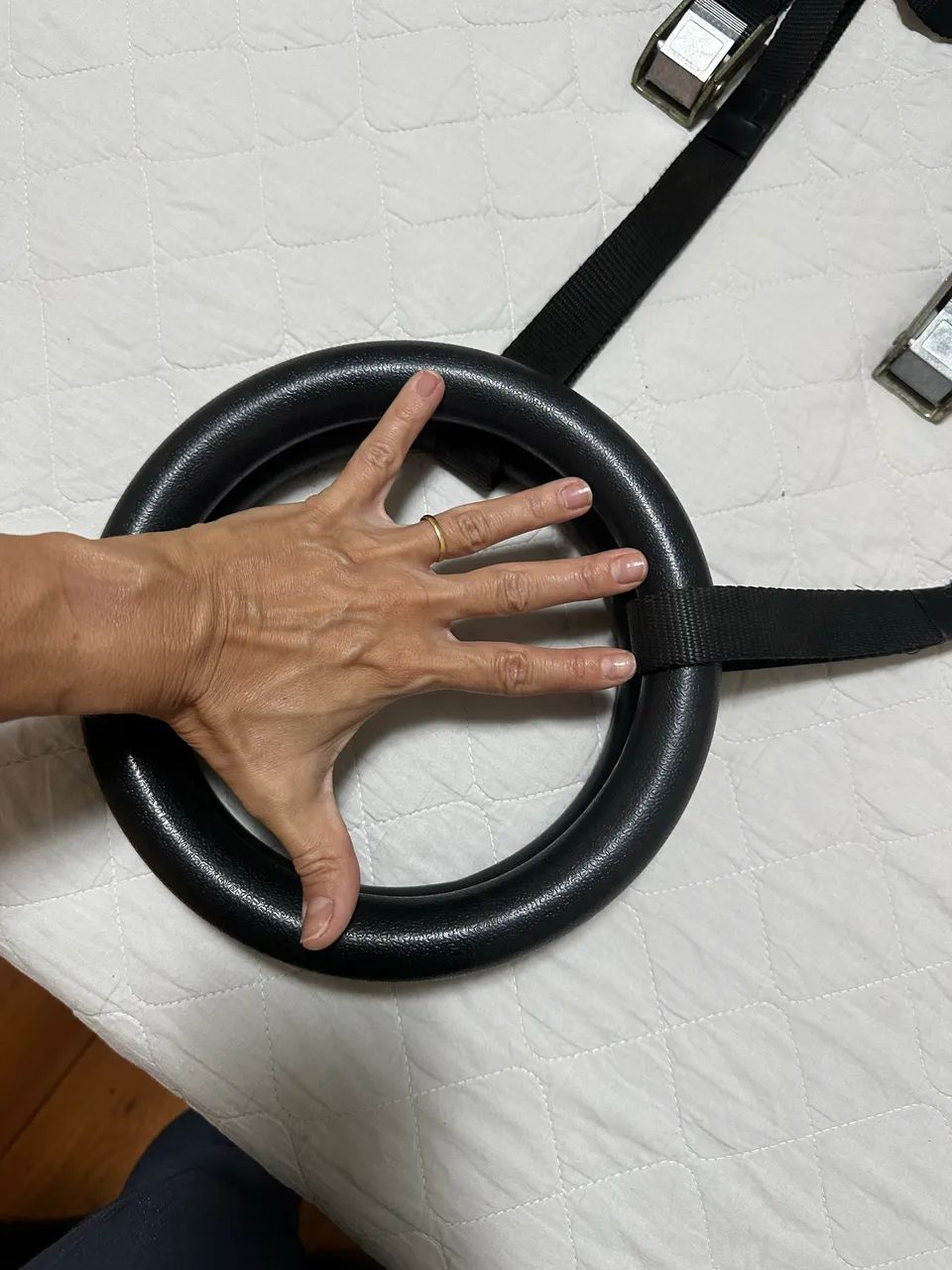 Argolas Olímpicas CrossFit Profissionais com Catraca - Estado de Novo - Foto 6