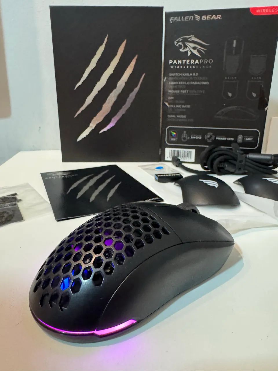 Mouse Gamer Pantera PRO Fallen - Foto 4