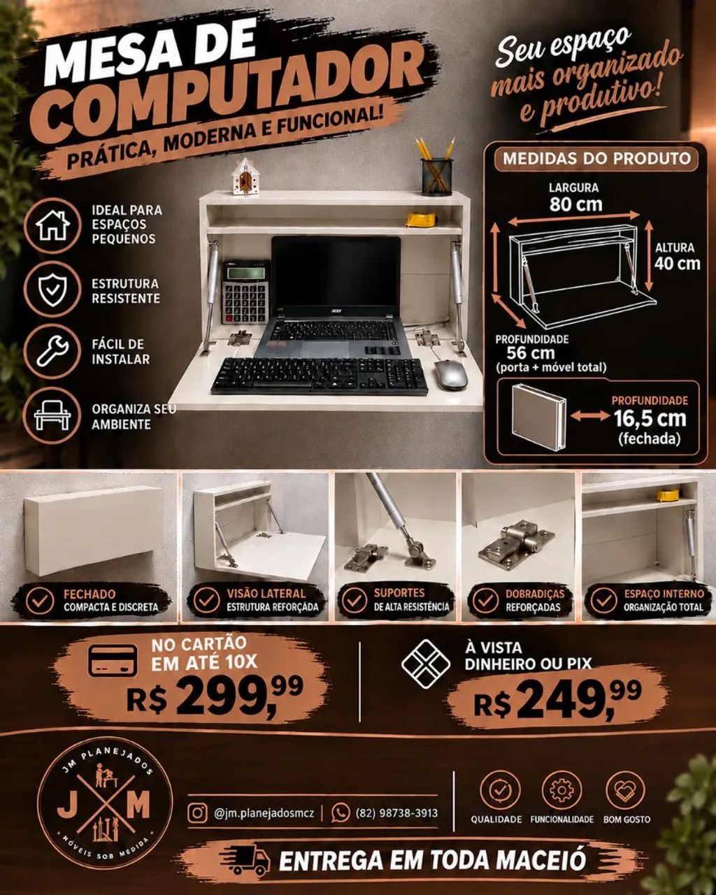 Mesa pra estudo ou trabalho