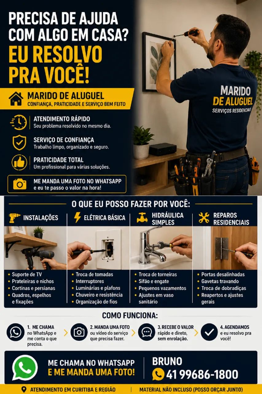 Resolve Pequenos Problemas da Casa no Mesmo Dia