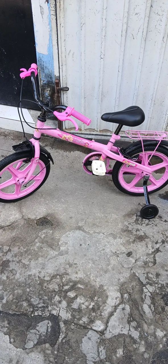 Bicicleta aro 16 cor rosa  - Foto 3