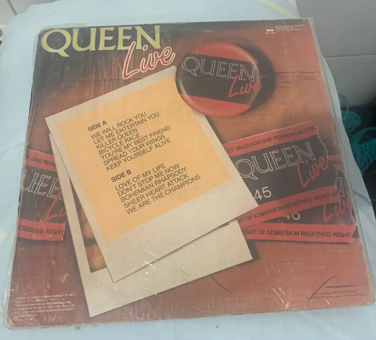 Vinil Queen Live  - Foto 2