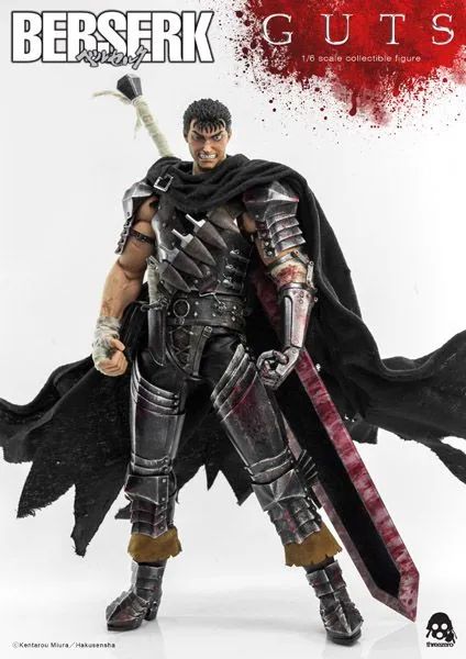 Action figure guts Black Swordsman 1/6 Berserk Threezero 