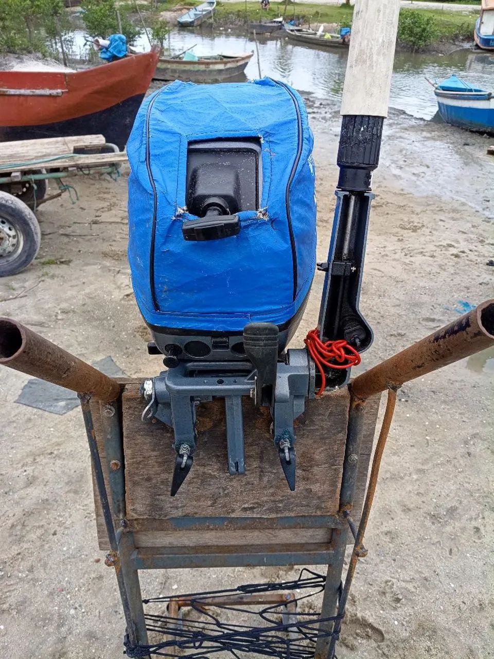 Motor de popa Yamaha 15 hp  - Foto 3