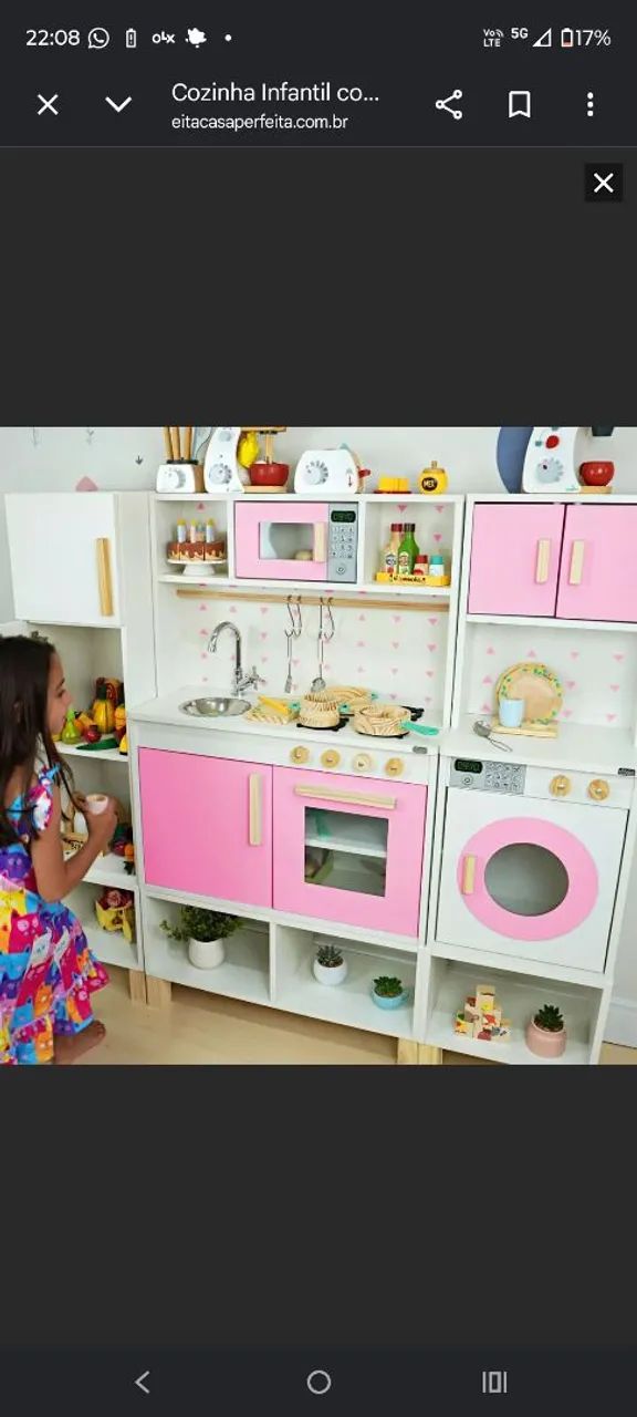 Cozinha infantil semi nova