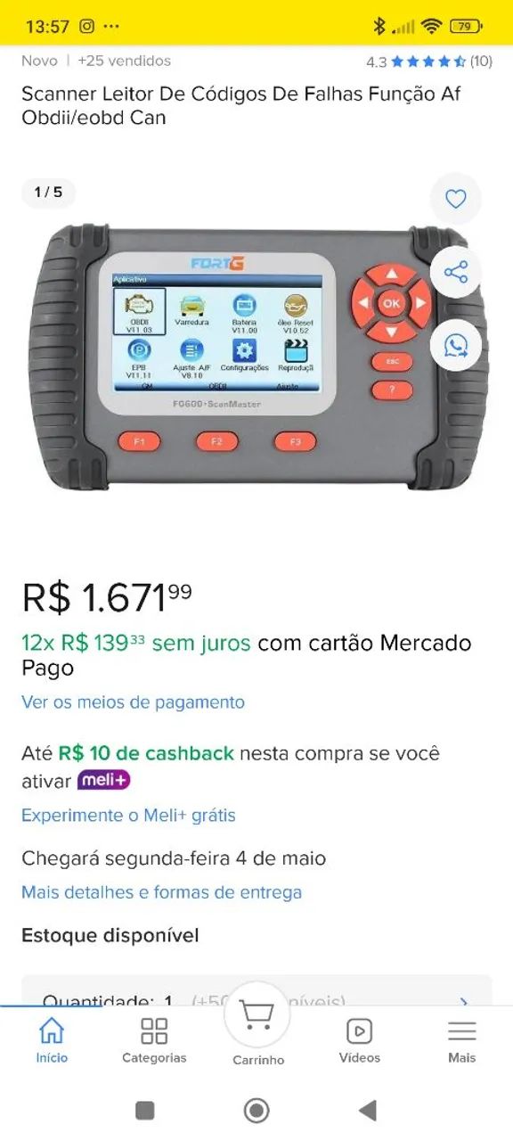 Scanner Automotivo  - Foto 5