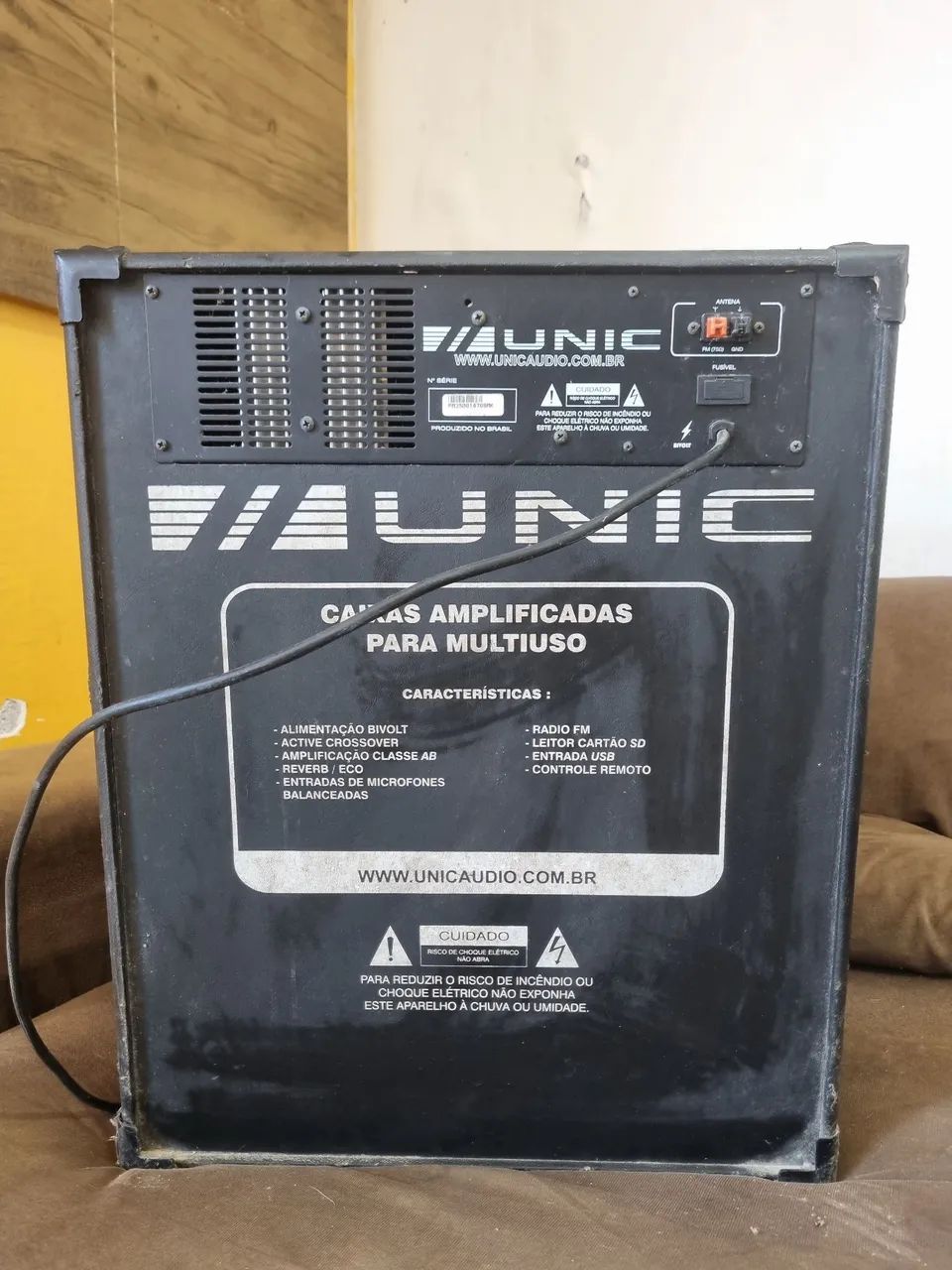 Caixa Amplificada Unic PM 3500 USB/Bluetooth  - Foto 5