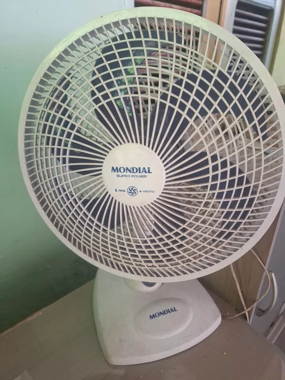 Ventilador quebrado 80cm Branco
