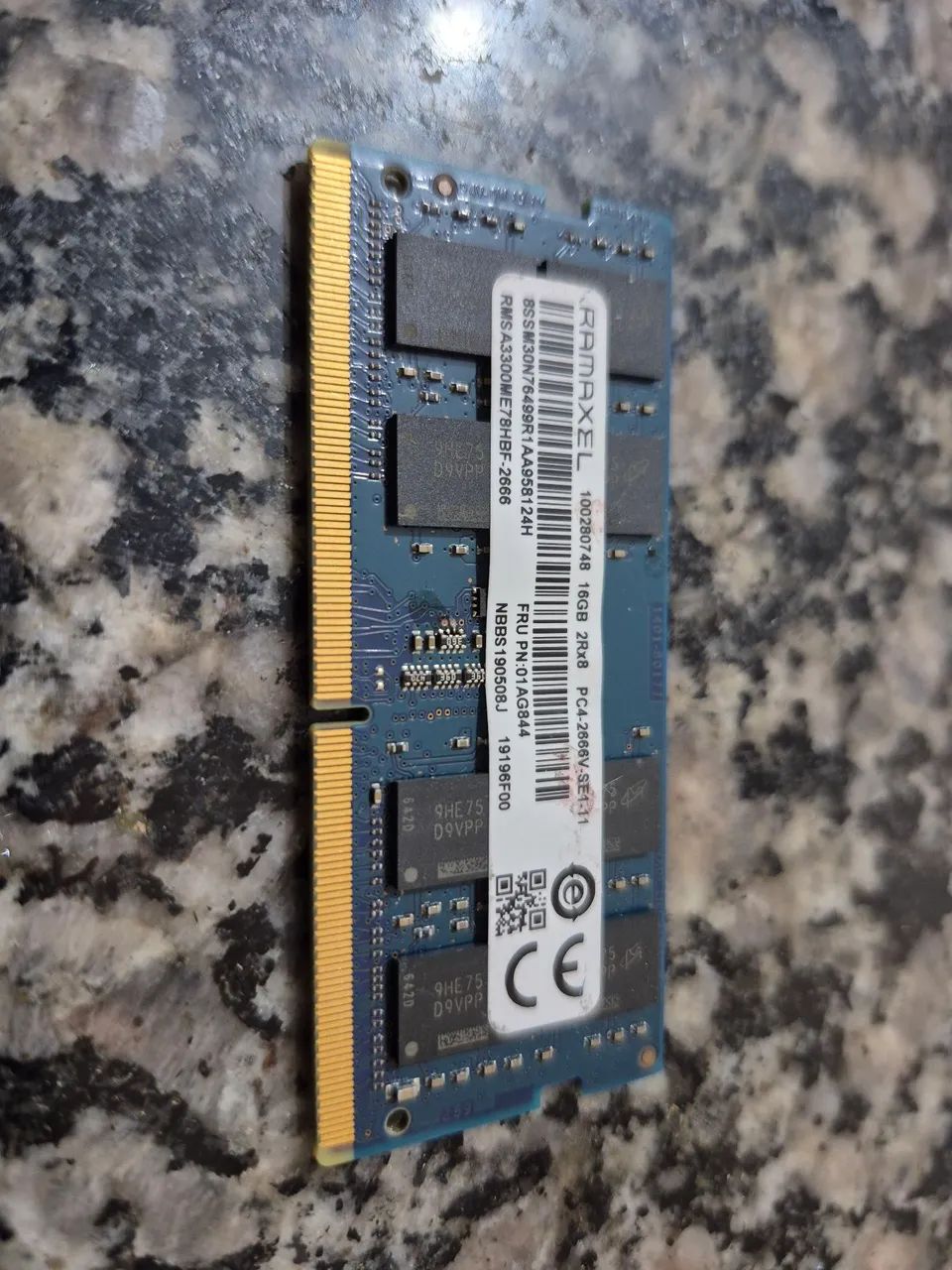 Memória RAM Notebook DDR4 16GB Ramaxel (PC4-2666V) - Memória RAM