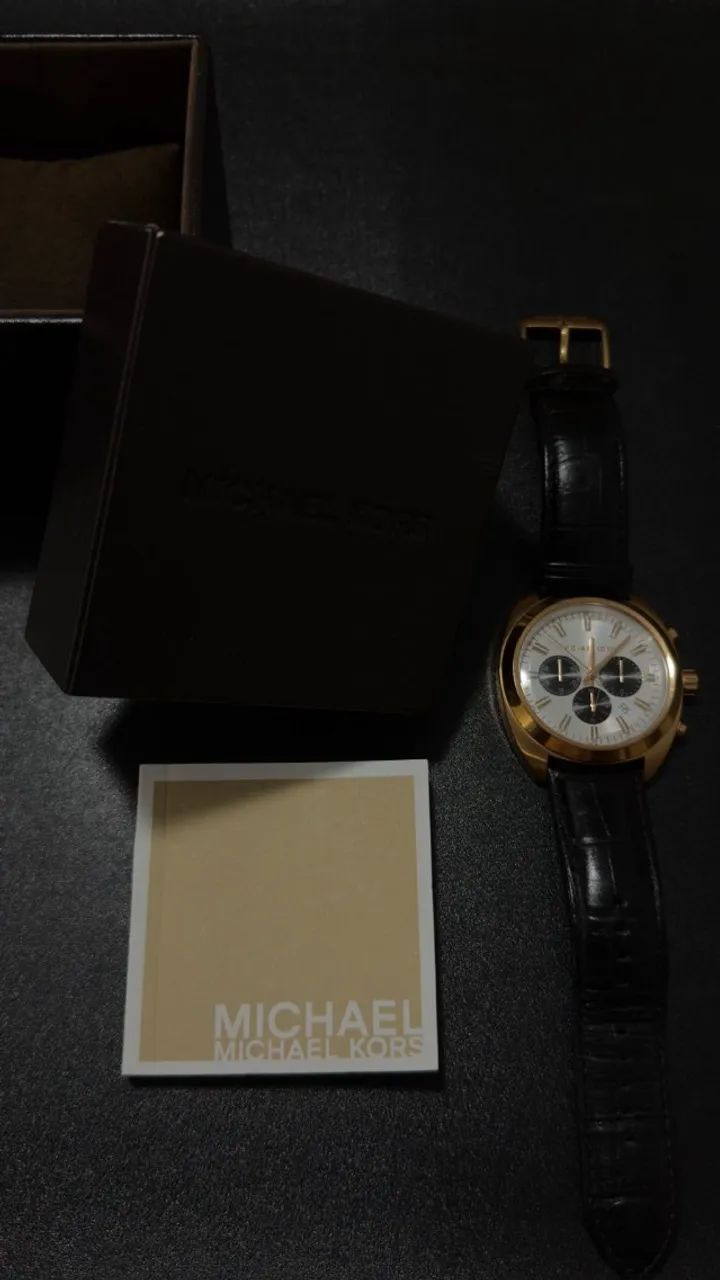 RELÓGIO MICHAEL KORS MK8271 ORIGINAL ROSE GOLD 47MM FUNCIONANDO - Foto 3