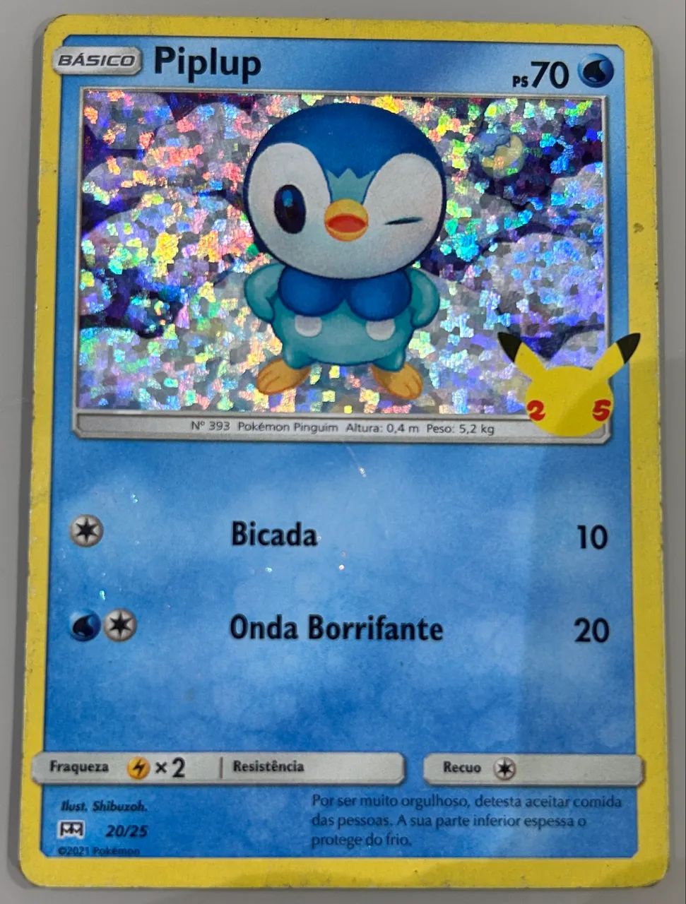 Carta Pokémon piplup 
