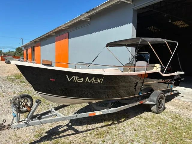 Barco Seminovo com Motor 50HP  - Foto 3