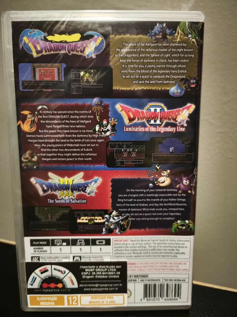 Dragon Quest 1, 2 e 3 lacrado! - Foto 2