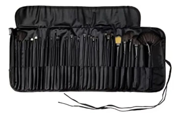 Kit Com 32 Pincel Para Maquiagem Profissional