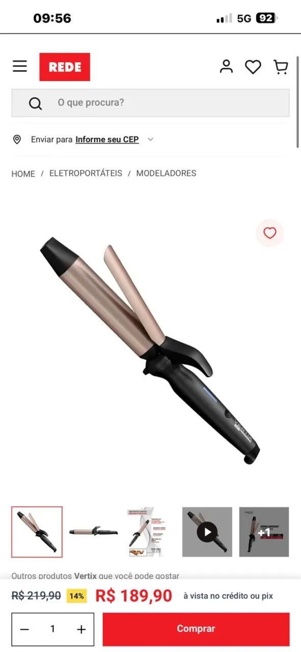 Modelador de cachos  - Foto 2