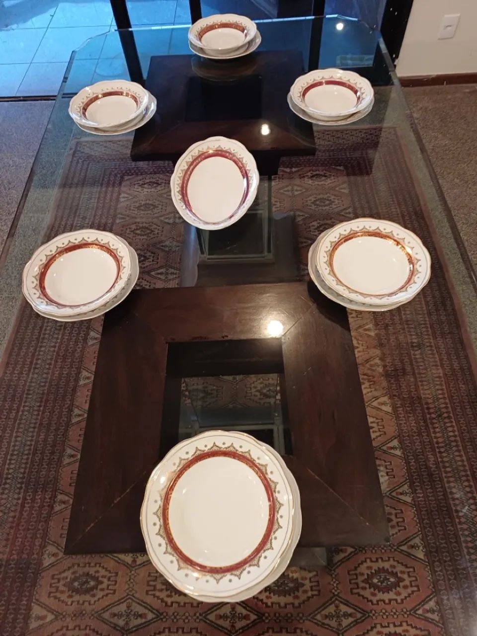Mesa de jantar base de jacarandá  - Foto 3