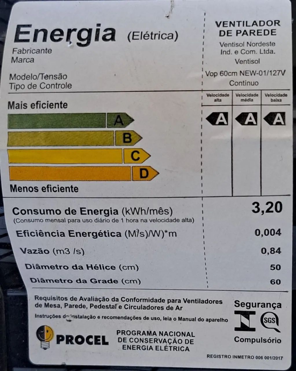 Ventilador de Parede - Foto 5