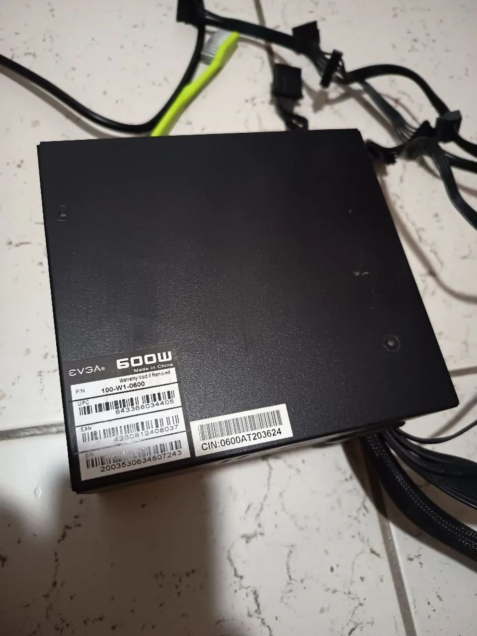 Fonte EVGA 600W 80 Plus White - Foto 5