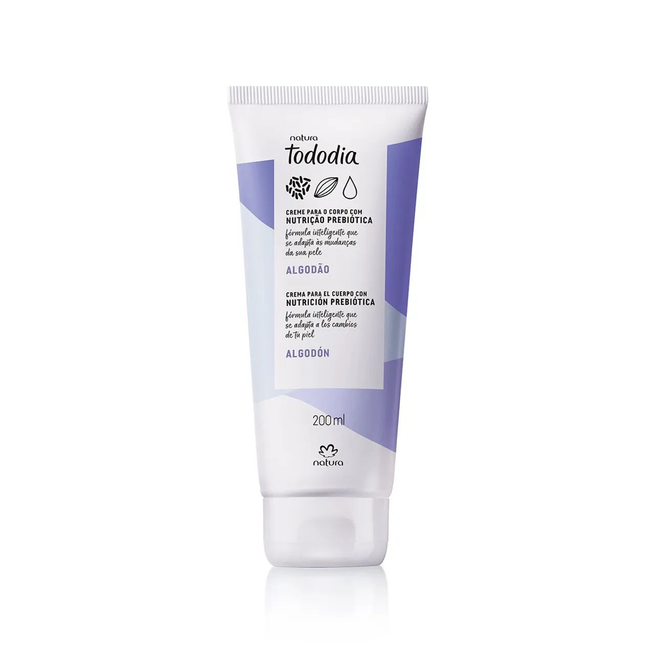 Kit Natura Tododia Algodão - Creme Corporal e Sabonetes - Foto 3