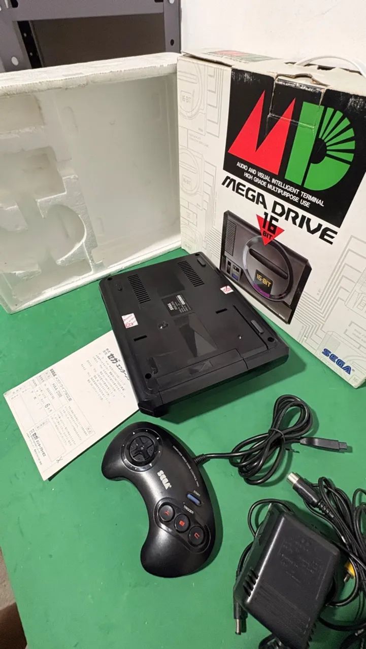Console sega mega drive primeira tiragem - Foto 5