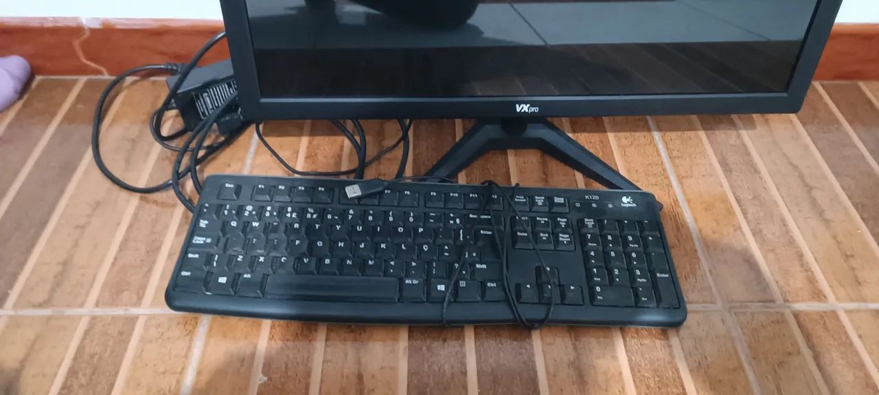 Monitor novo 23 polegadas + teclado de brinde - Foto 3