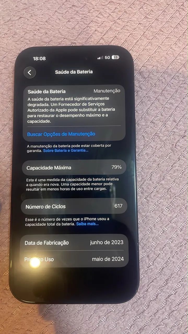 iPhone 15 preto 128 GB - Foto 2