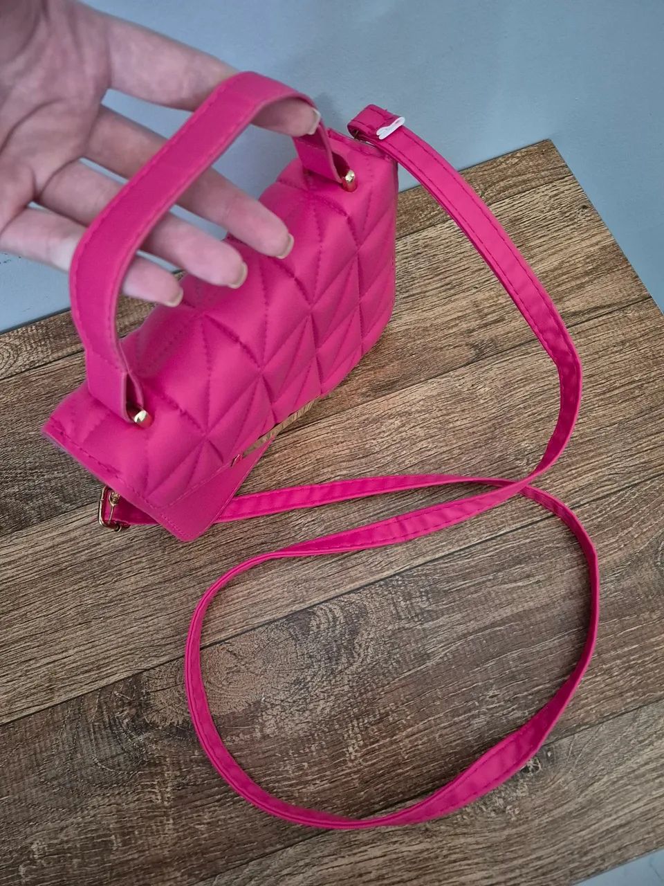 BOLSA ROSA DE OMBRO - Foto 3