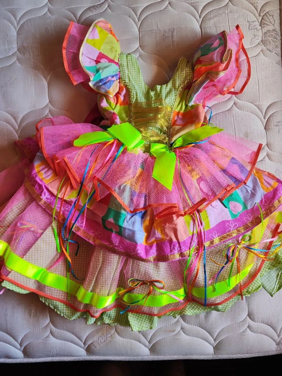 Vestido Junino Infantil 