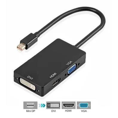 Adaptador Mini DP para HDMI/VGA/DVI