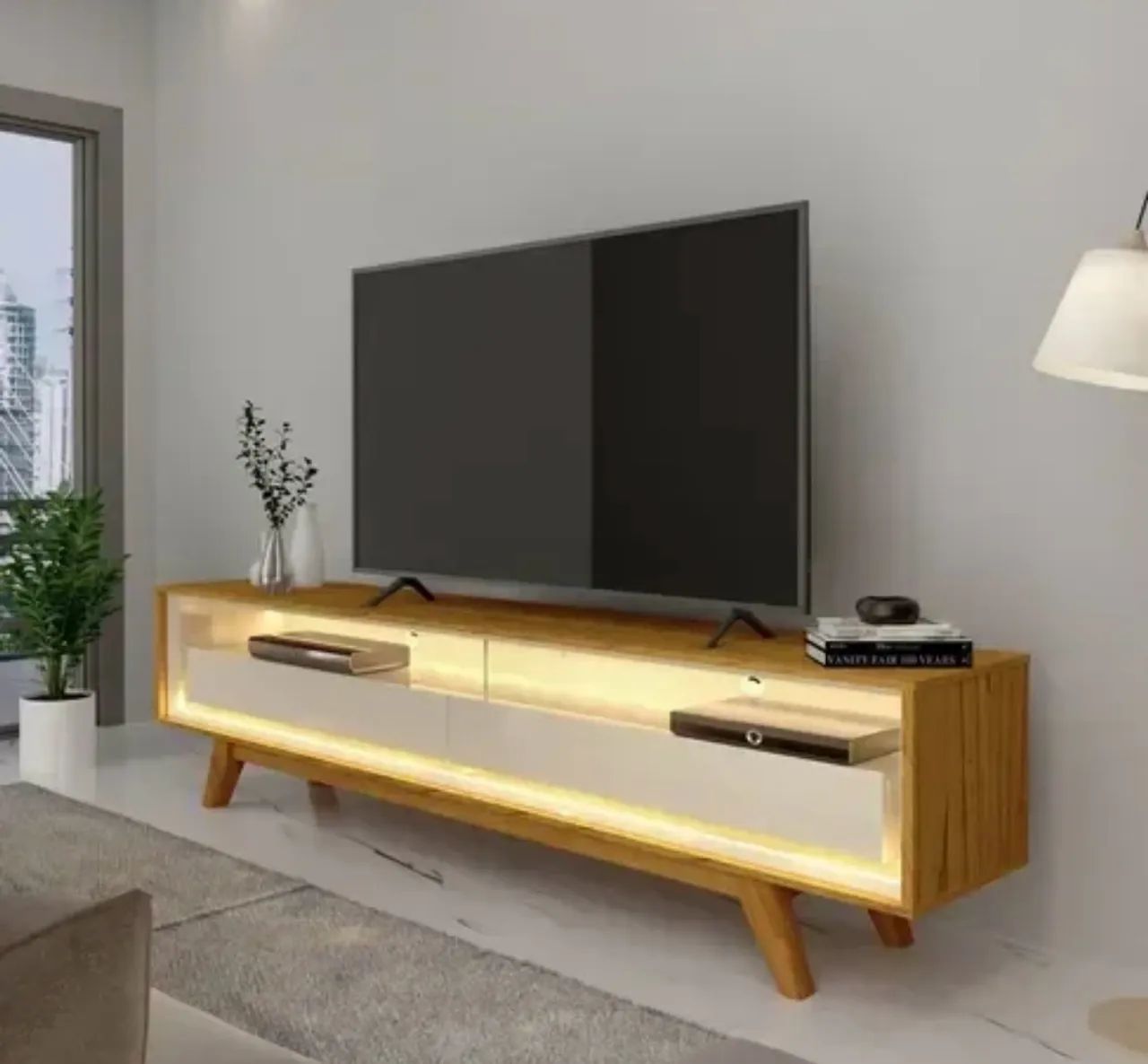 RACK COM LED para TV de até 85 polegadas  - Foto 2