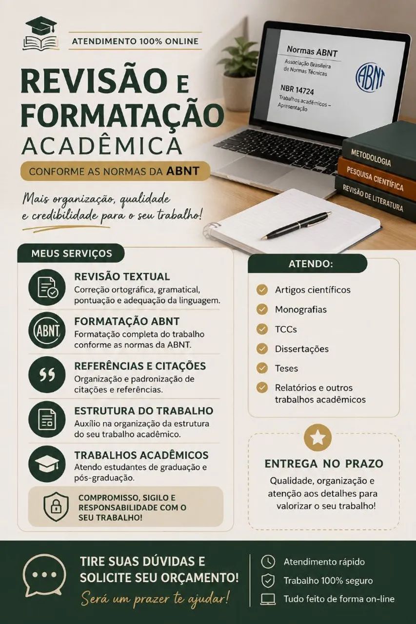 Revisão e Formatação de Textos Acadêmicos
