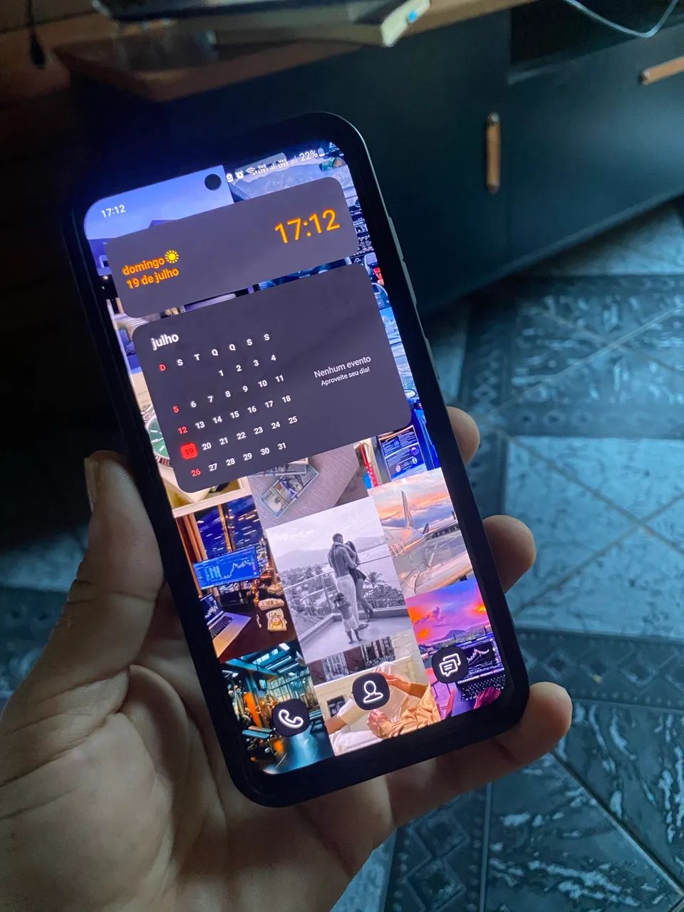 Smartphone Samsung A51 usado Tela Oled 128gb 