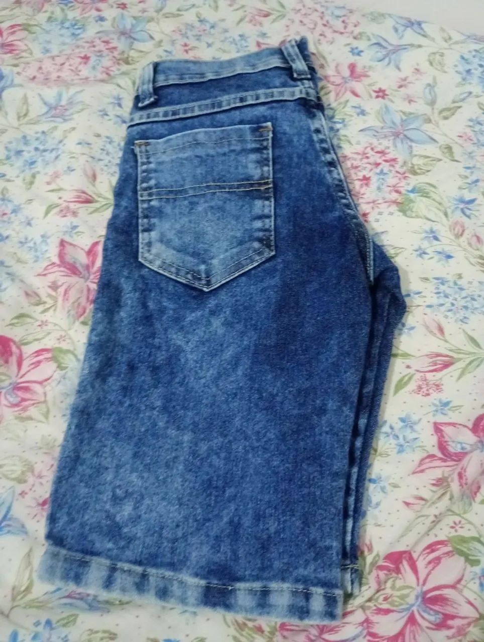 Bermuda jeans tamanho 10 - Foto 5