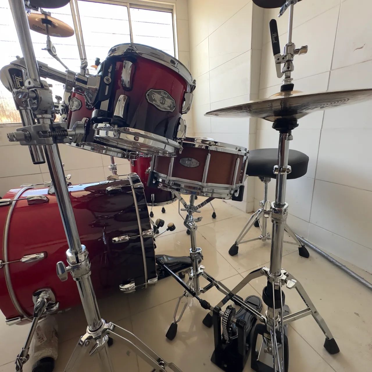 Bateria pearl vision completa  - Foto 3