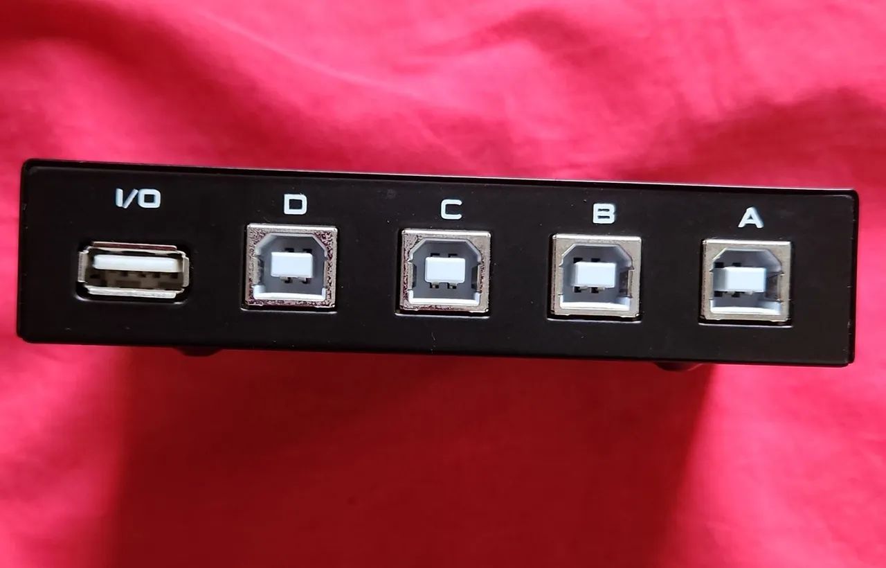 Chaveador Switch USB 2.0 4x1 - Foto 4