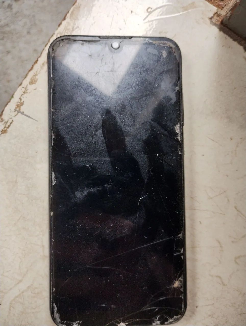 Vendo moto eS  tela com risco mais e película  - Foto 2