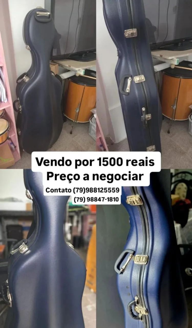 Case para violoncelo 