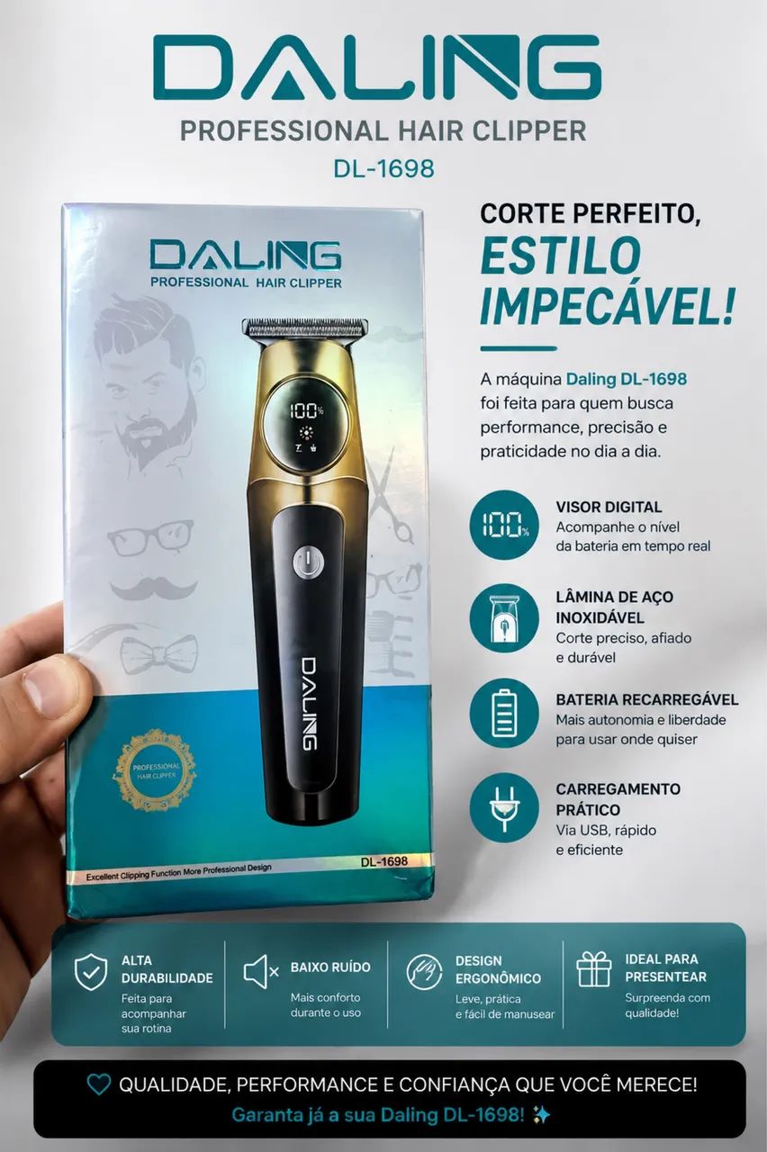 Máquina cortar cabelo 