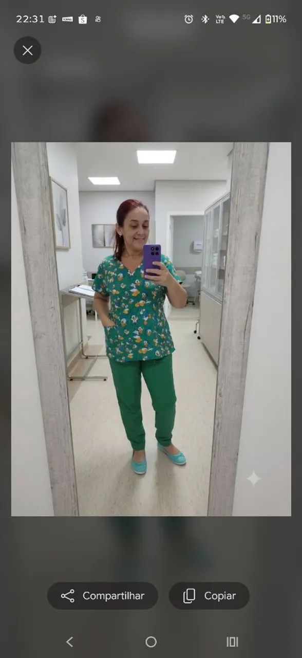 Pijama hospitalar estampado  - Foto 2