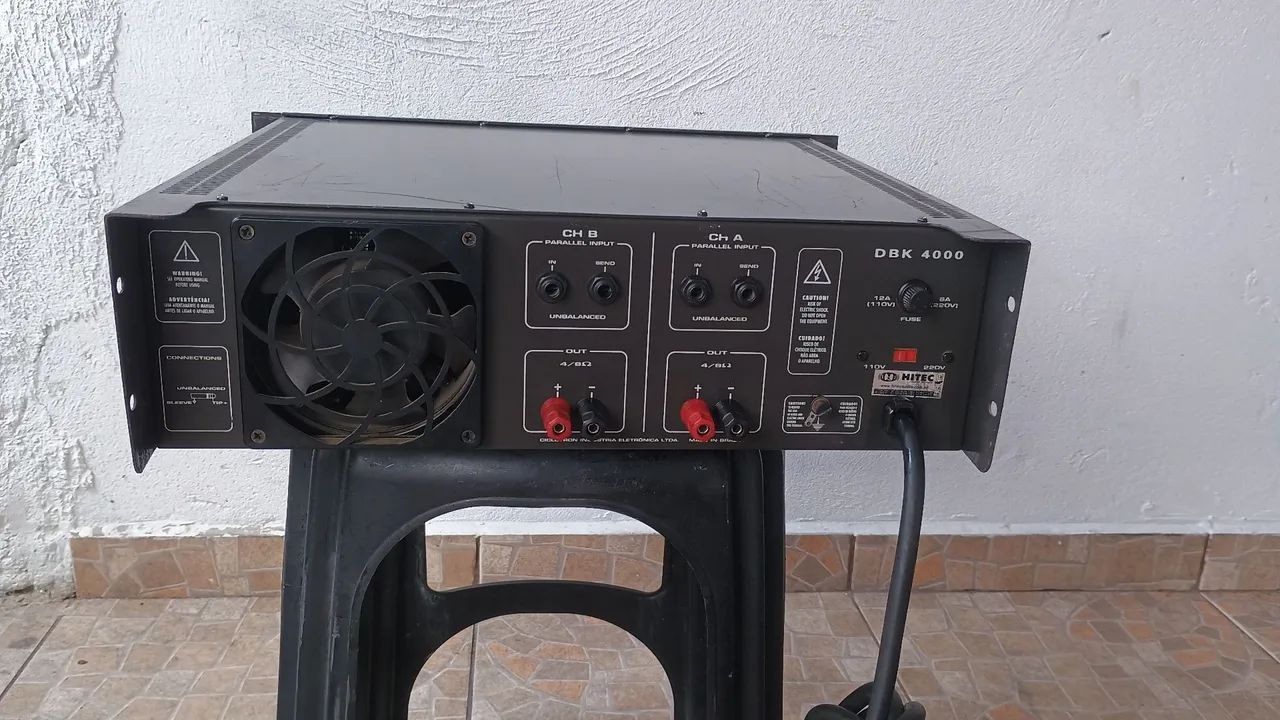 Potência profissional wtassom dbk-4000 original  - Foto 5