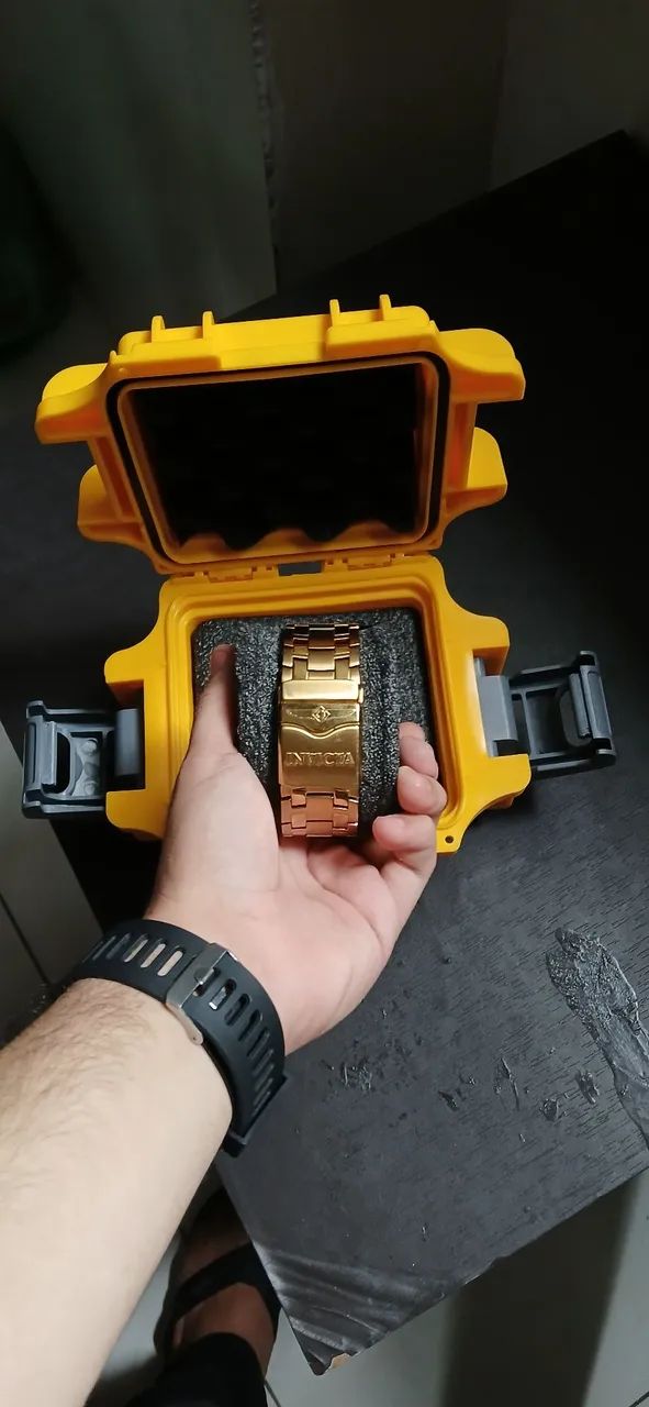 Relógio masculino INVICTA Pro Diver 0073 dourado - Acessórios