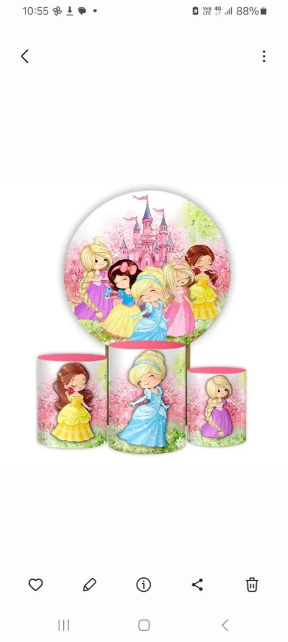 Kit de tecido Princesas Baby 