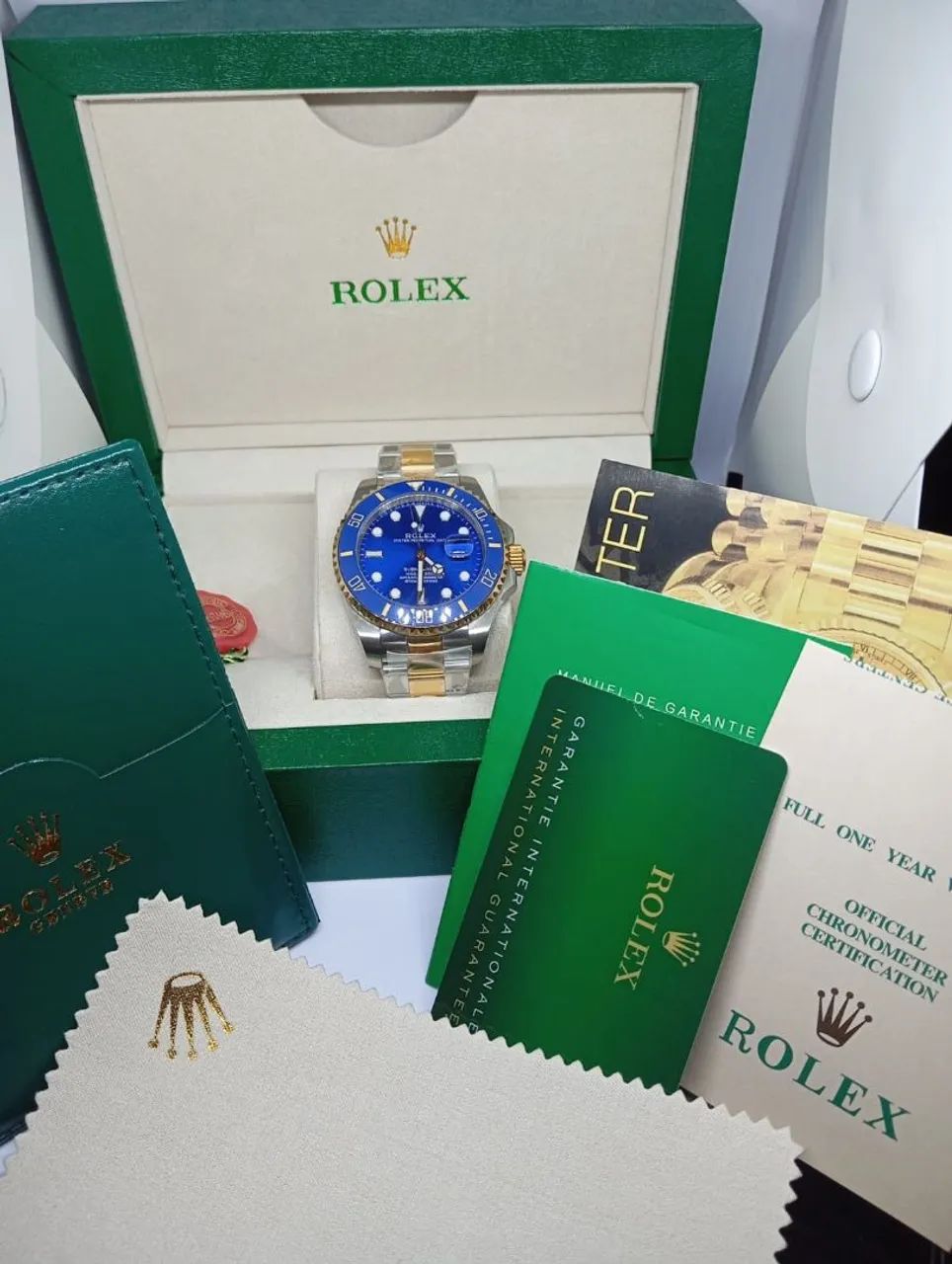 Relógio rolex misto, automático, linha Premium AAA, caixa 44mm  - Foto 2