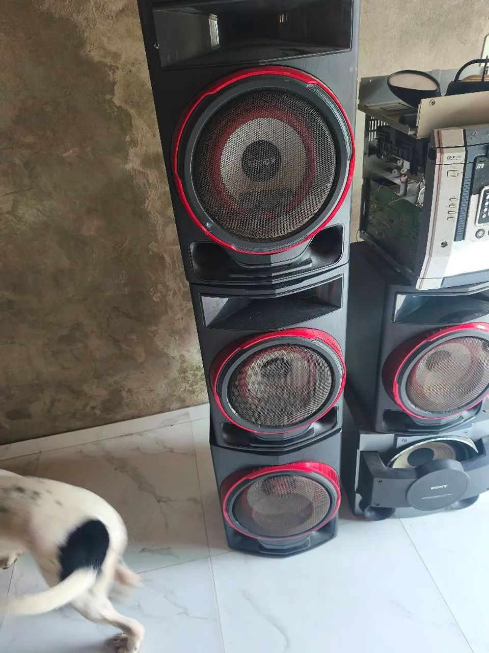 Caixas da LG x boom e uma da sony - Foto 2