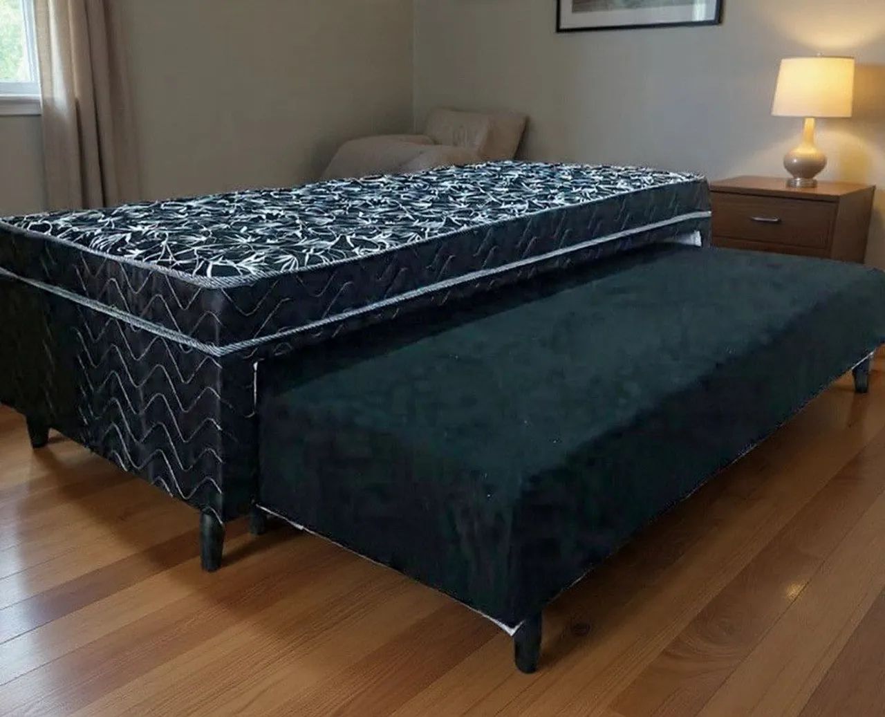 Cama bibox solteiro novo lacrado 