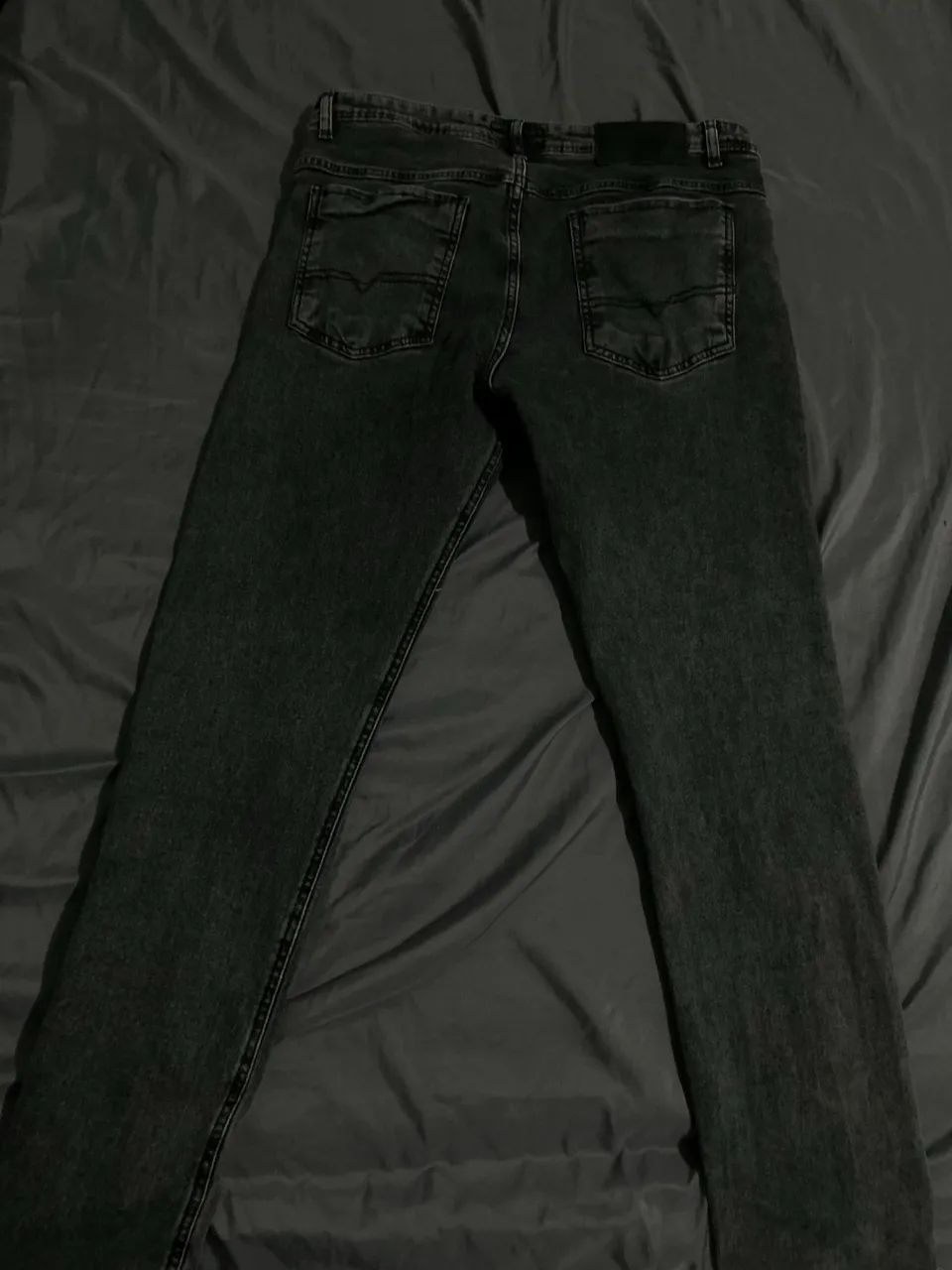 CALÇA JEANS DIESEL PRETA TAM 40 - Foto 5