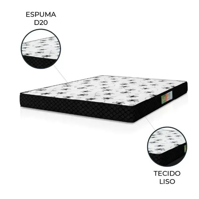 Queimão Colchão D20 casal de espuma confortavel - Foto 2